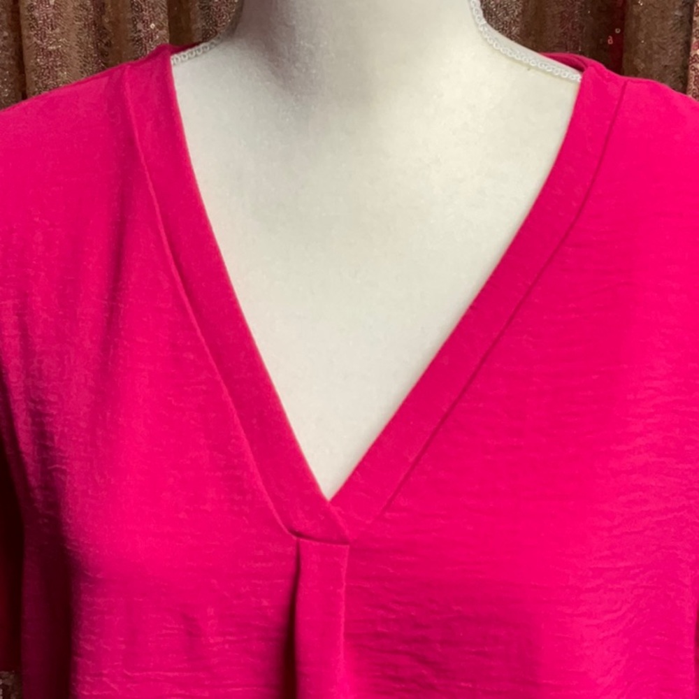 Pink Neon Dreams Dressy Tee - Picture 4 of 9